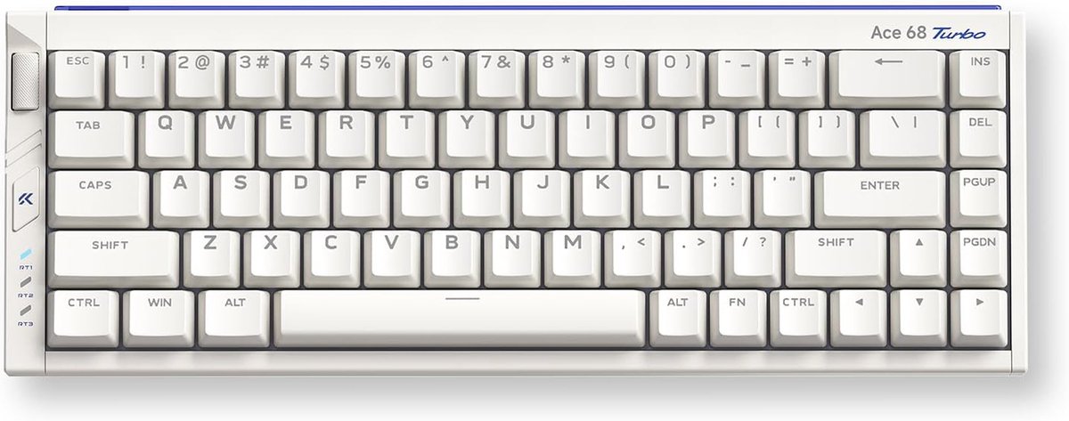 Thijox - Gaming-toetsenbord MCHOSE Ace68 Turbo HE met Hall Magnetisch Effect, Ultrasnel 16 kHz, Nauwkeurigheid 0,001 mm, Rapid Trigger, Instelbare Act