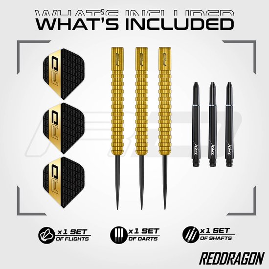 Red Dragon Javelin Gold 85% Dartshopper Exclusives - Dartpijlen van Red Dragon — afbeelding 3