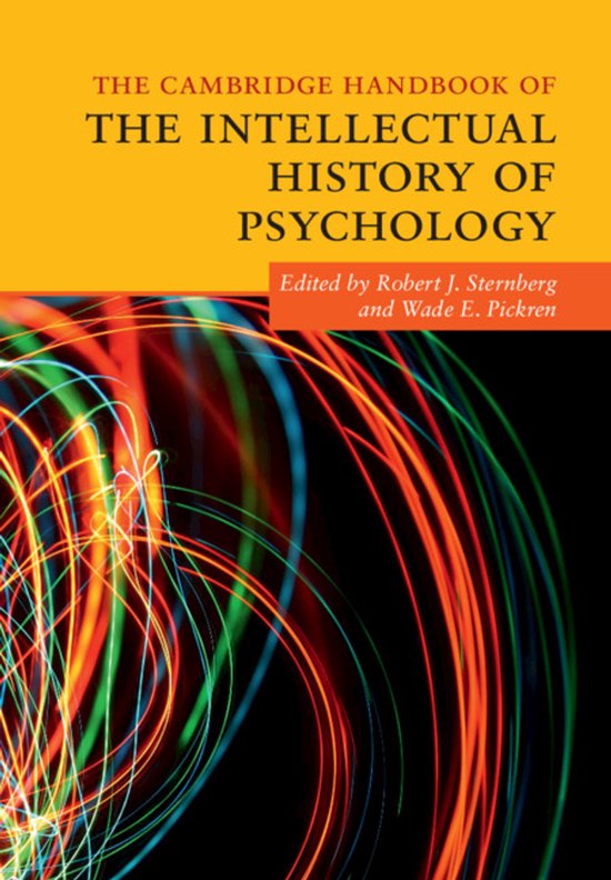 The Cambridge Handbook of the Intellectual History of Psycho ... - cover