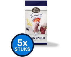 5x Deli Nature - Birdelicious papegaaien down under 750gr - Vogelvoer - 750 g