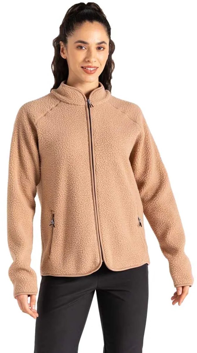 Dare2b Excursion Fleece Met Volledige Rits Beige 44 Vrouw