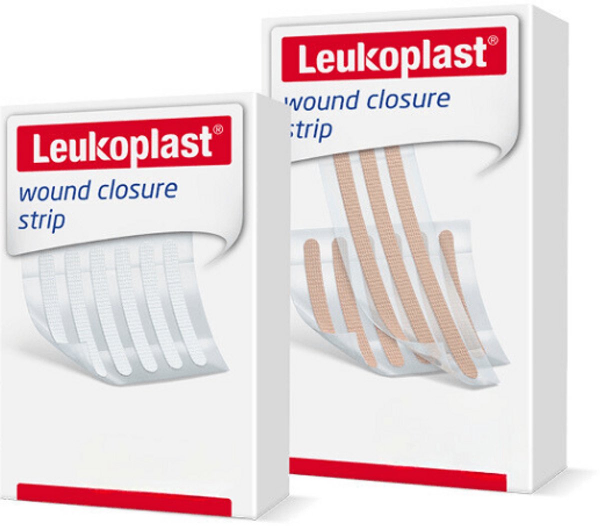 Leukoplast 6 x 38 mm zwaluwstaartjes/hechtstrips 60 stuks