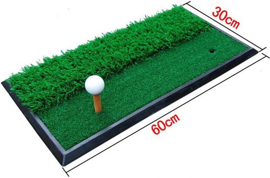 Golf Swing Mat - Oefenmat Golf - Binnen Trainen - Anti-slip Onderkant - 30x60cm - Groen van GOLF — afbeelding 5