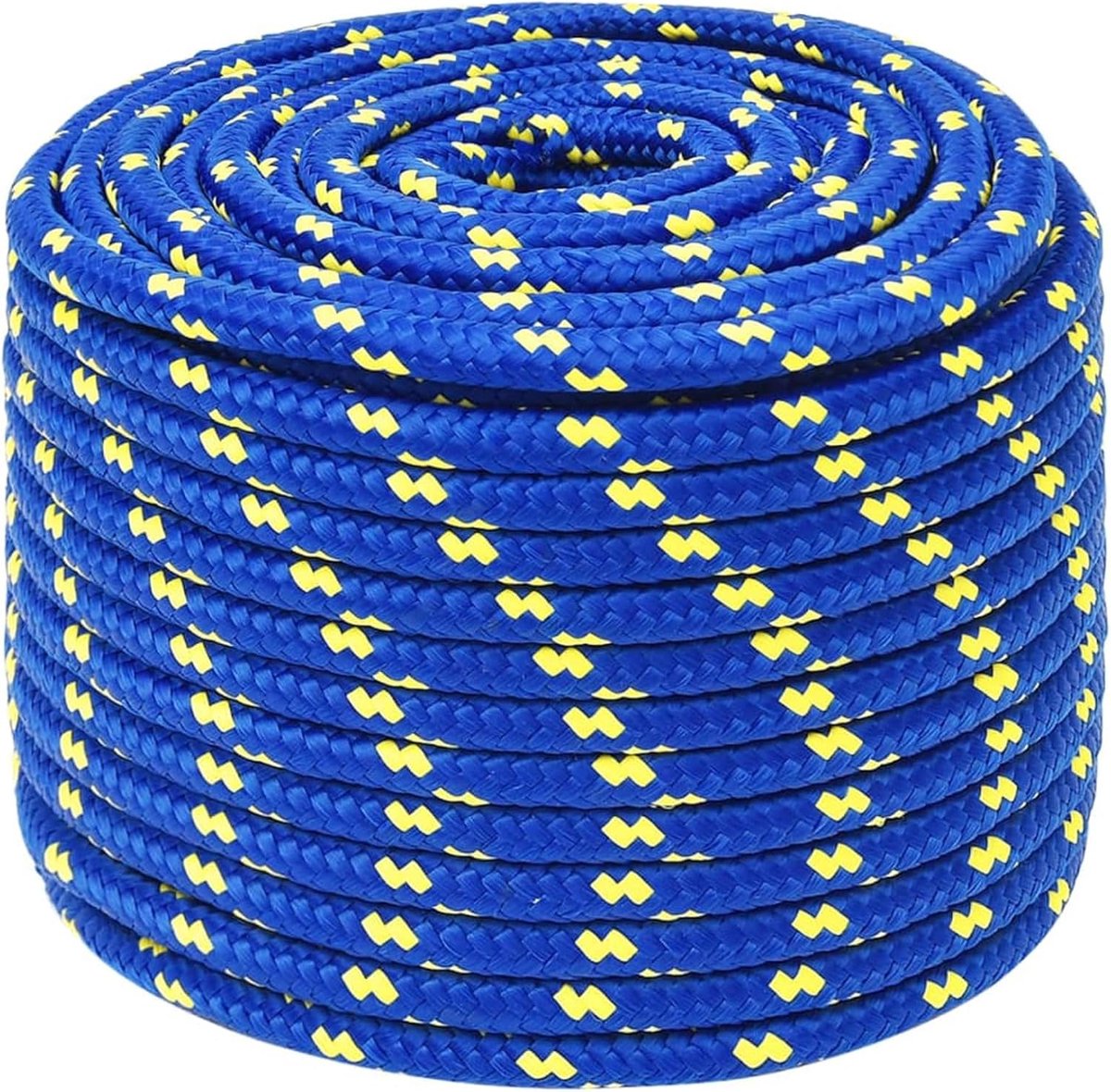 Boottouw Polypropyleen - Aanlijn touw - Boot vastmaken - Weerbestendig materiaal - 100 meter - Blauw