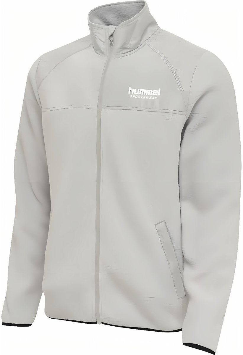 Hummel damesfleecejas Hmllgc Charla Fleece Jacket Harbor Mist Zilver