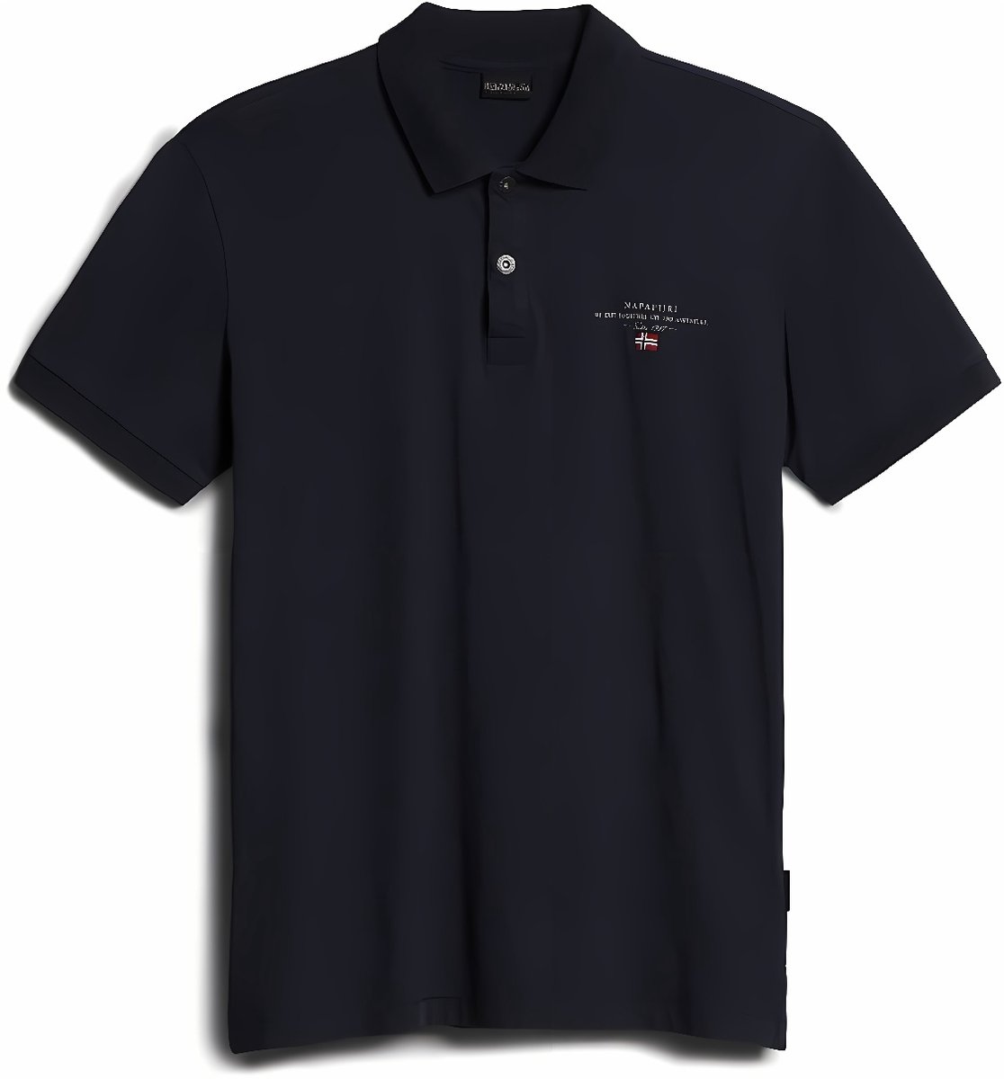 Napapijri Blauwe Katoenen Heren Polo Shirt