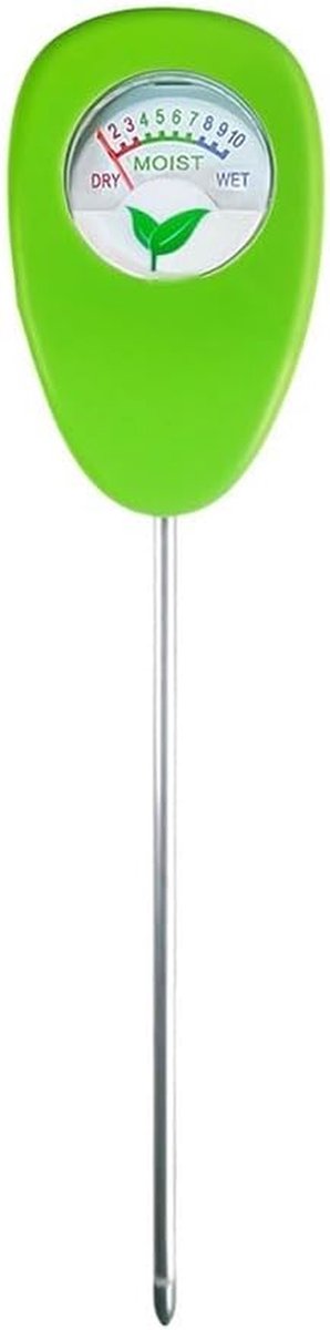 Bodemmeter - Vocht en pH - Plantenverzorging - Directe aflezing - 25 cm lengte - Groen