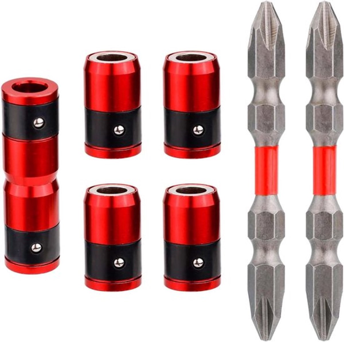 Magnetische Schroefringhouders (6 stuks) Allecto Plus en 2 PH2