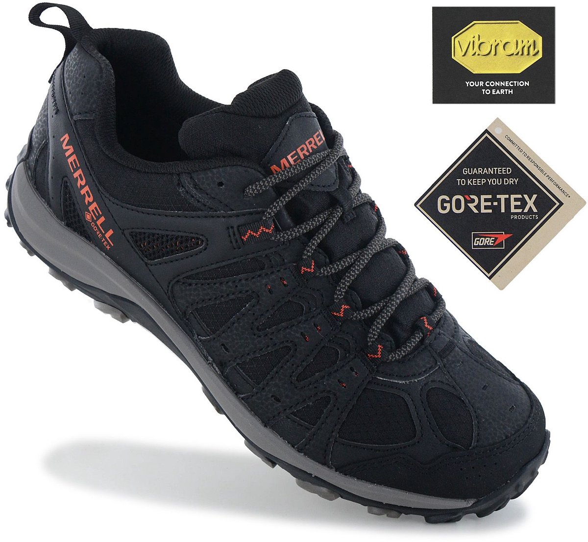 Merrell Accentor 3 Sport GTX Wandelschoenen Heren Tangerine 47 Zwart