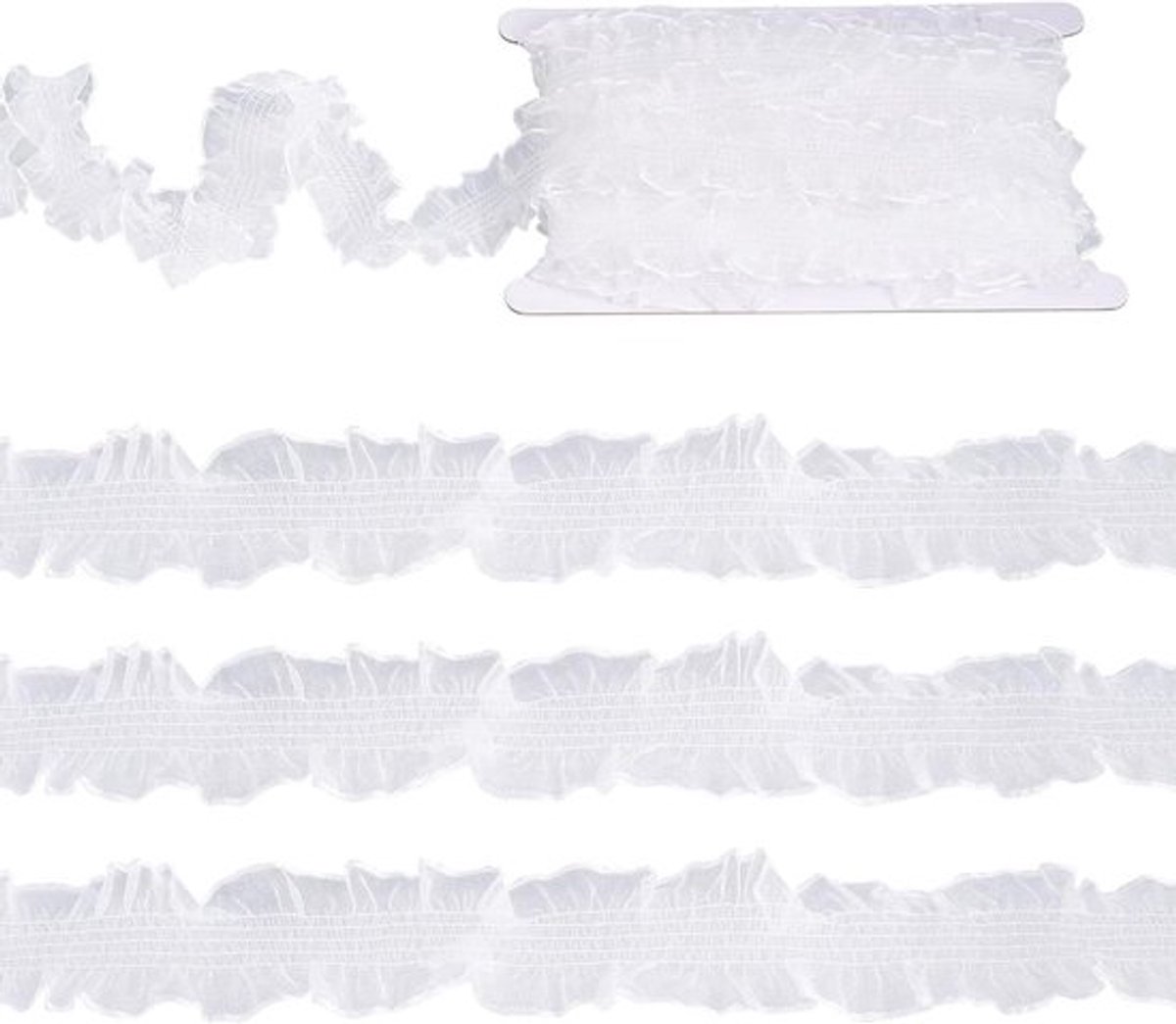 Wit Inovra Plus kant 33 mm breed - perfect voor DIY-projecten