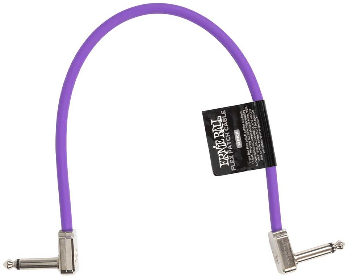 Ernie Ball 6448 Flex Patch Purple patchkabel 30 cm