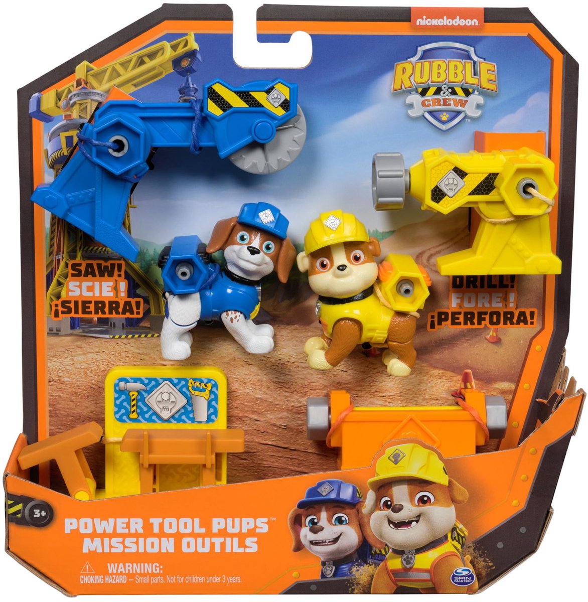 Spin Master bouwspeelgoed Rubble & Crew Power Tool Pups multicolor.