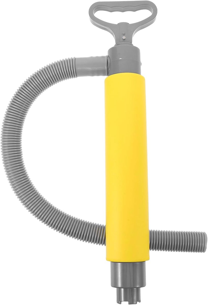 Draagbare lenspomp - Handpomp Kajak - Water Afvoeren - Handmatige Bediening - 45 cm - Geel