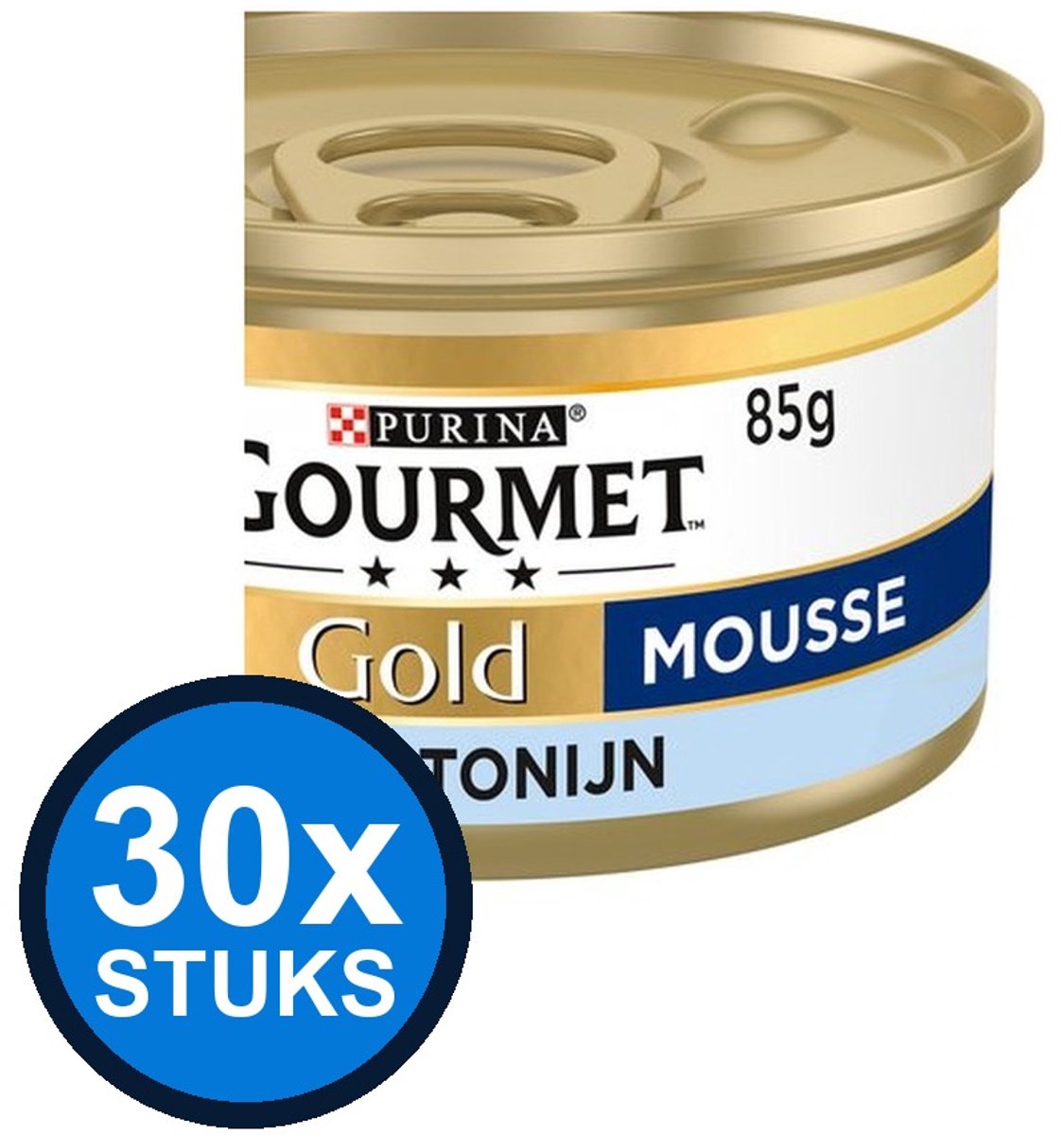 Gourmet Gourmet - Gold Mousse Tonijn - Kattenvoer Natvoer - 85g