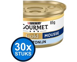 30x Gourmet - Gold Mousse Tonijn - Kattenvoer Natvoer - 85g