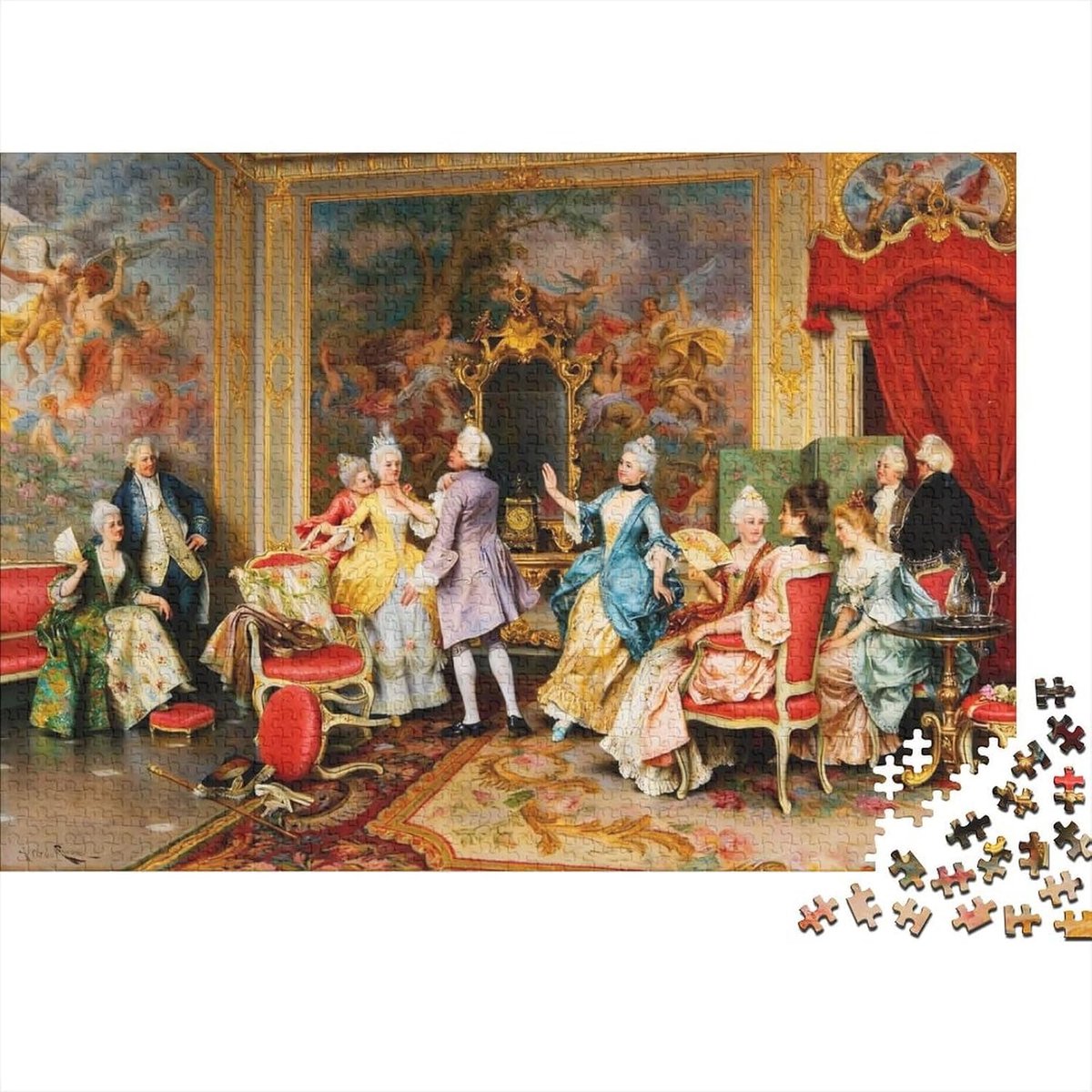 Legpuzzel - Kunstpuzzel - Ontspannen Spel - Gerecycled Materiaal - 1000 Stukjes - Klassieke Kunst