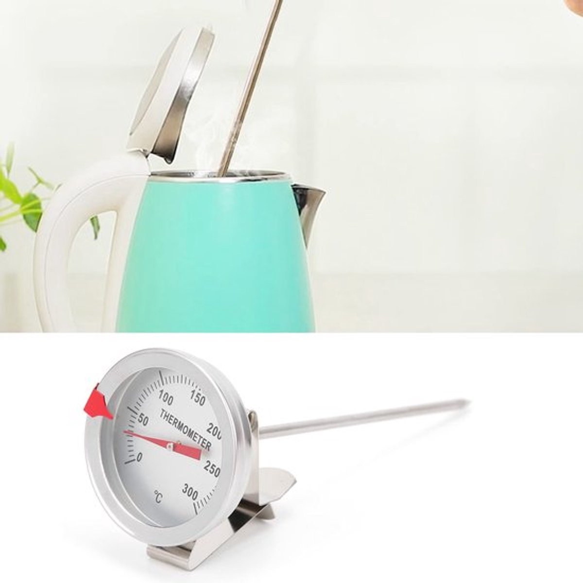 Allecto - Frituurthermometer - Snoepthermometer - Nauwkeurig meten - 5 cm