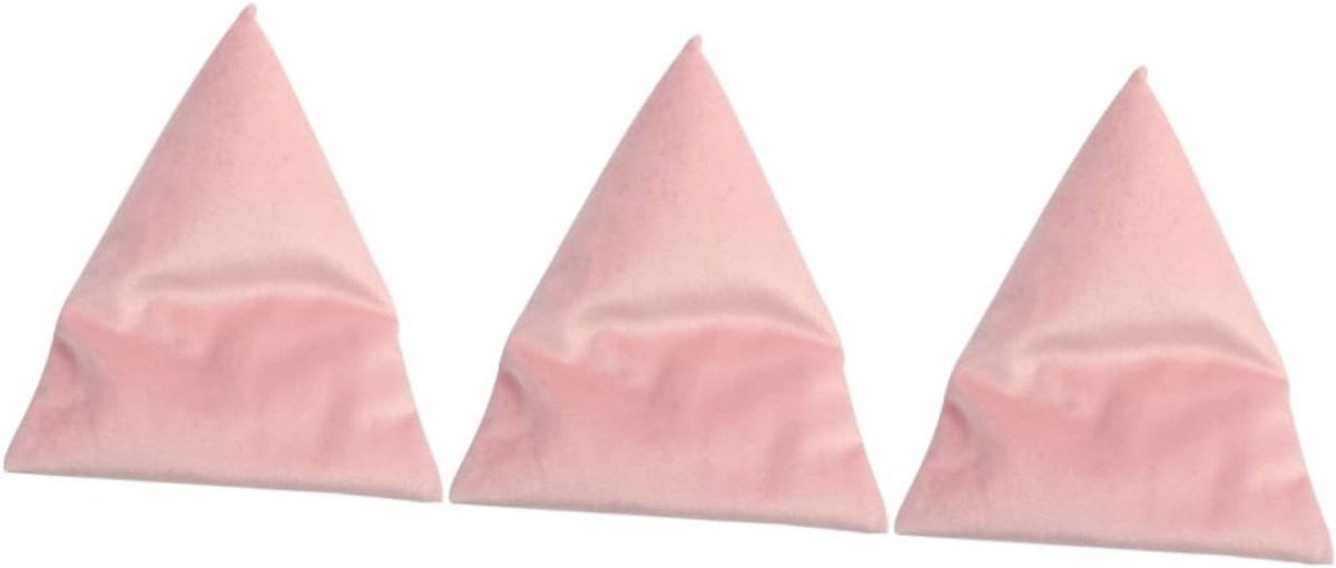 Tablet Kussen - Telefoonhouder - Handvrij Gebruik - Zachte Pluche Stof - 3 Stuks - Roze