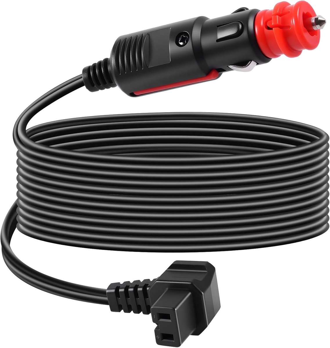 12 V Auto Verlengkabel - 3,5 m - Hoogwaardige Koperkerndraad - 15A-Zekering - Voor Draagbare Koelkasten
