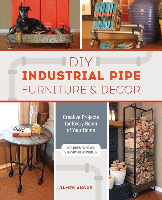DIY Industrial Pipe Furniture & Decor - cover