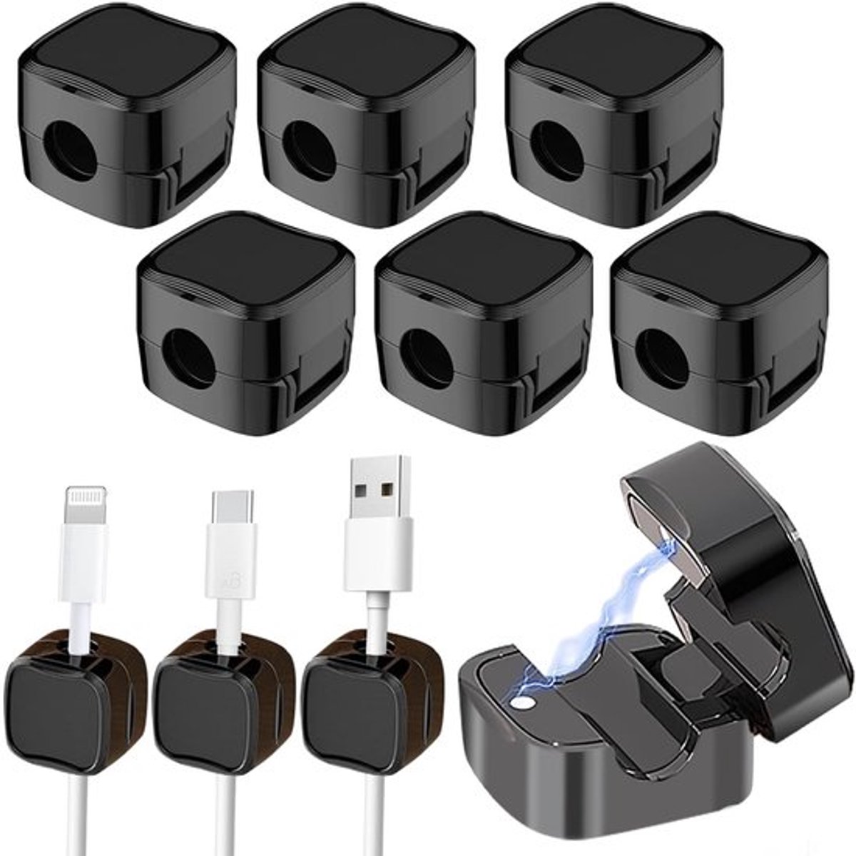 Magnetic Cable Organizer - Kabelbeheersysteem Eenvoudig Instellen