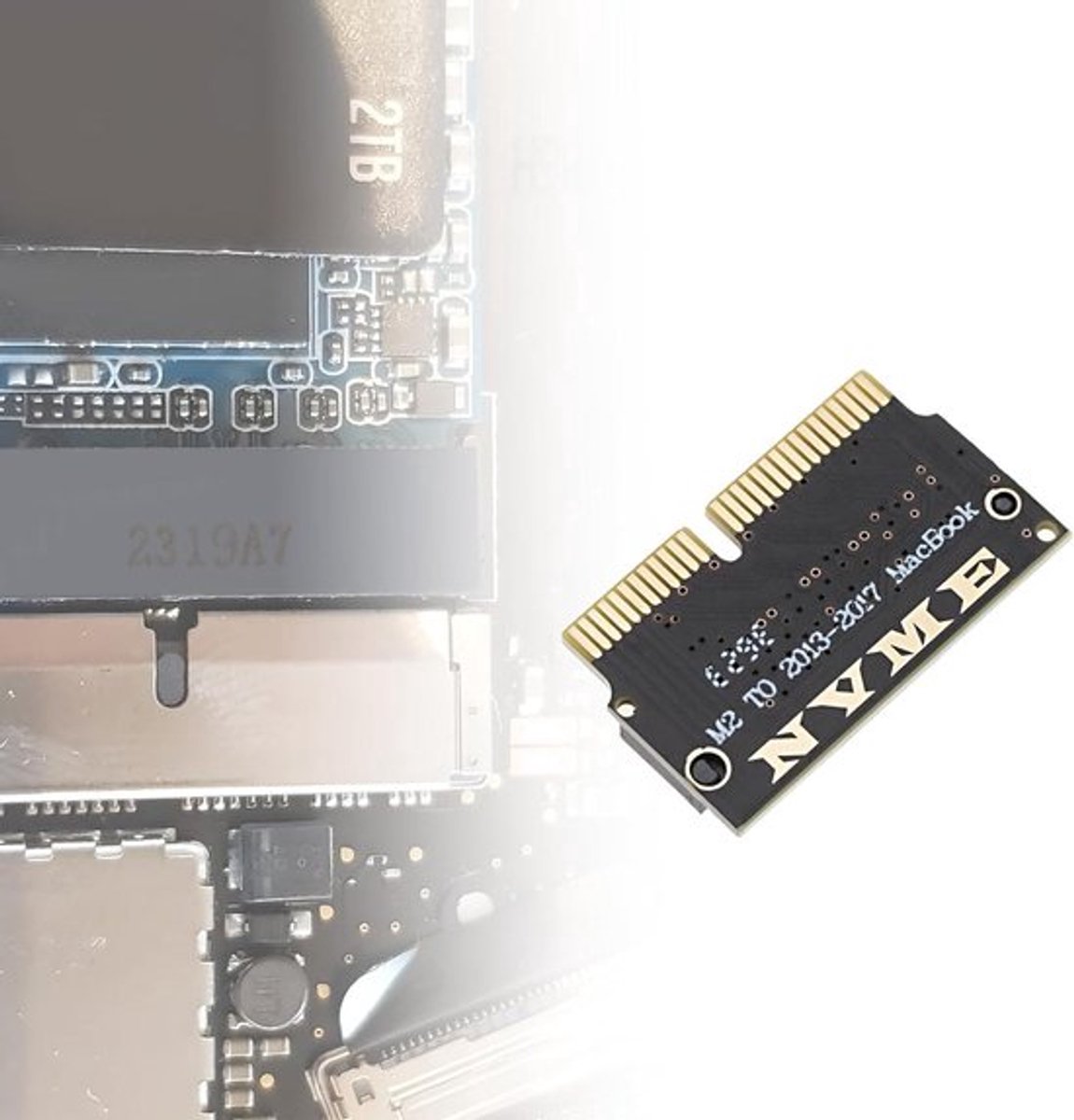 Allecto Plus - SSD-adapterkaart voor MacBook Air en Mac Pro - Compatibel met Ngff