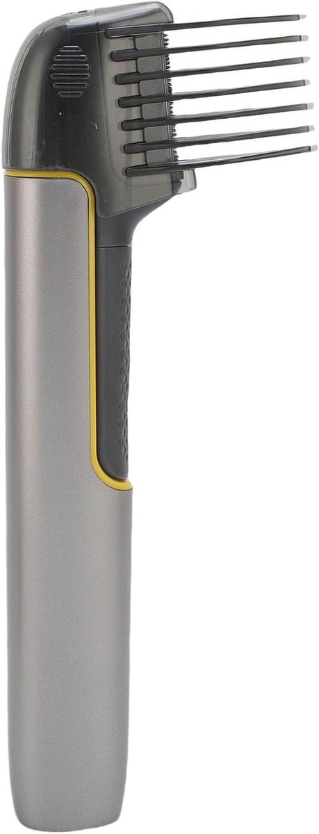 Lichaamshaartrimmer Mannen - Bodygroomer Verzorging - Natte Droge Scheer - Uitschuifbare Arm - 120 Min Werktijd - Zwart