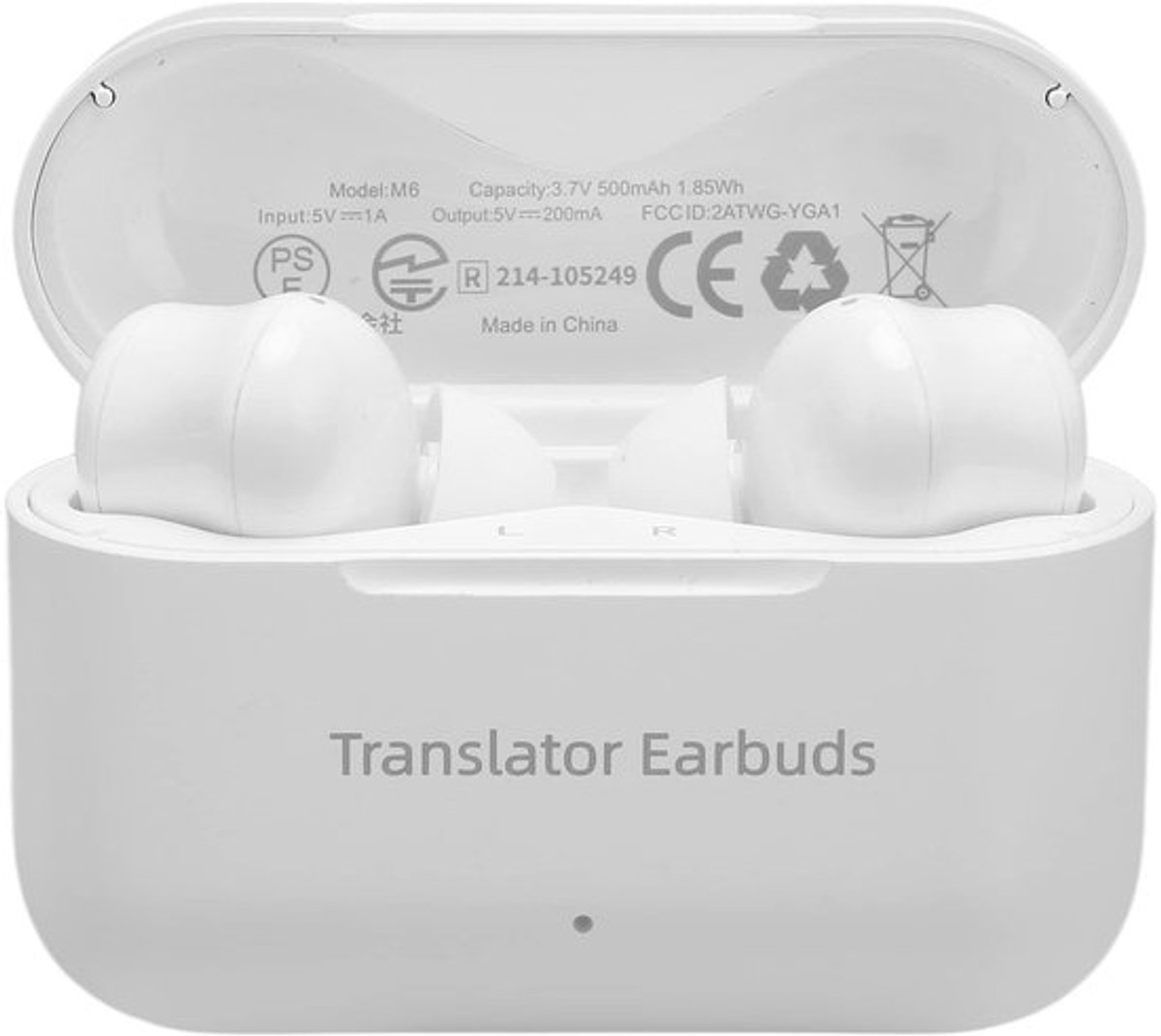 Taalvertaler oordopjes draadloos van VT Products