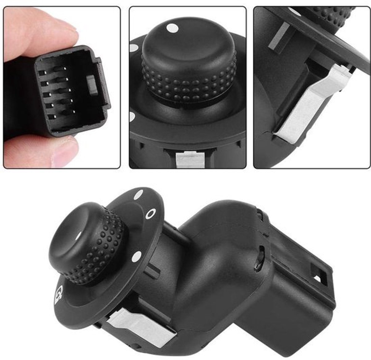 Zwart pieghebaar retrovisore switch control Shopcentral