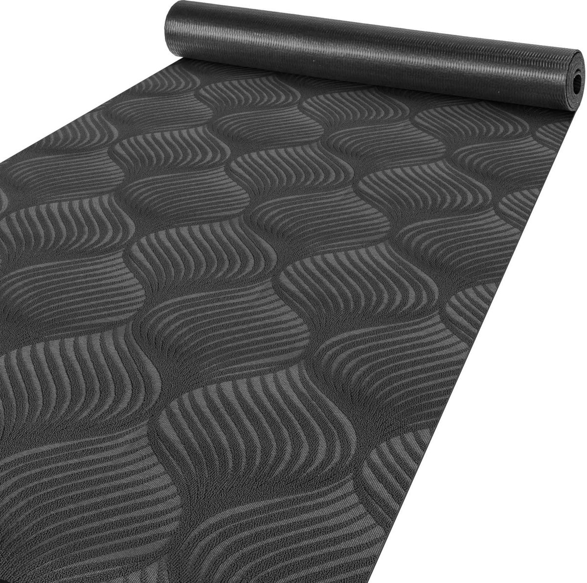 ANRO Tapijtloper Baker Grijs 300x100cm – Velours Gangloper Antislip Keukenloper Hal Op Maat