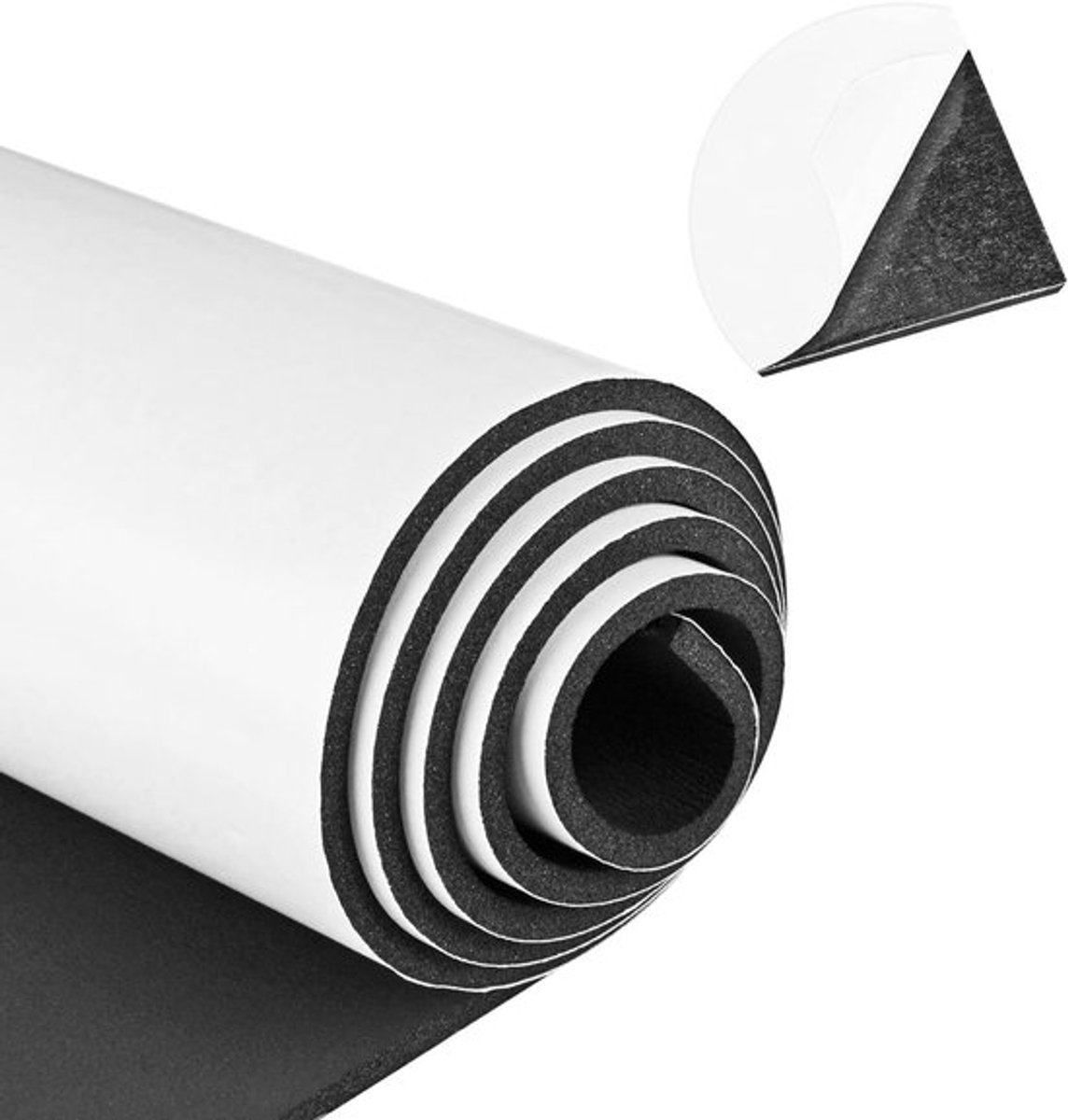 Lijmcelrubber schuim 300 mm breed x 3 mm dik x 2 m lang - Weerstrip voor deur- en raamdichting - Bescherming tegen wind en regen - Schokbescherming - Geluidsisolatie - Doe-het-zelf knutselprojecten