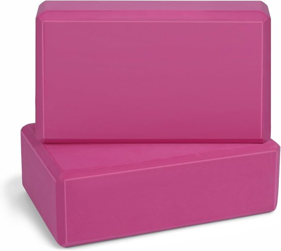 Yoga Blokken Set van 2 - Yogablok EVA - Hoge Dichtheid Schuim - Antislip Oppervlak - Afgeronde Randen - Lichtgewicht en Stevig - Voor Yoga, Stretching, Pilates en Fitness, Beginners en Gevorderden — afbeelding 2