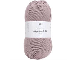 Rico Design creative silky touch dk 021 dust - lila - haakgaren/breigaren - per 2 bollen van 100 gram