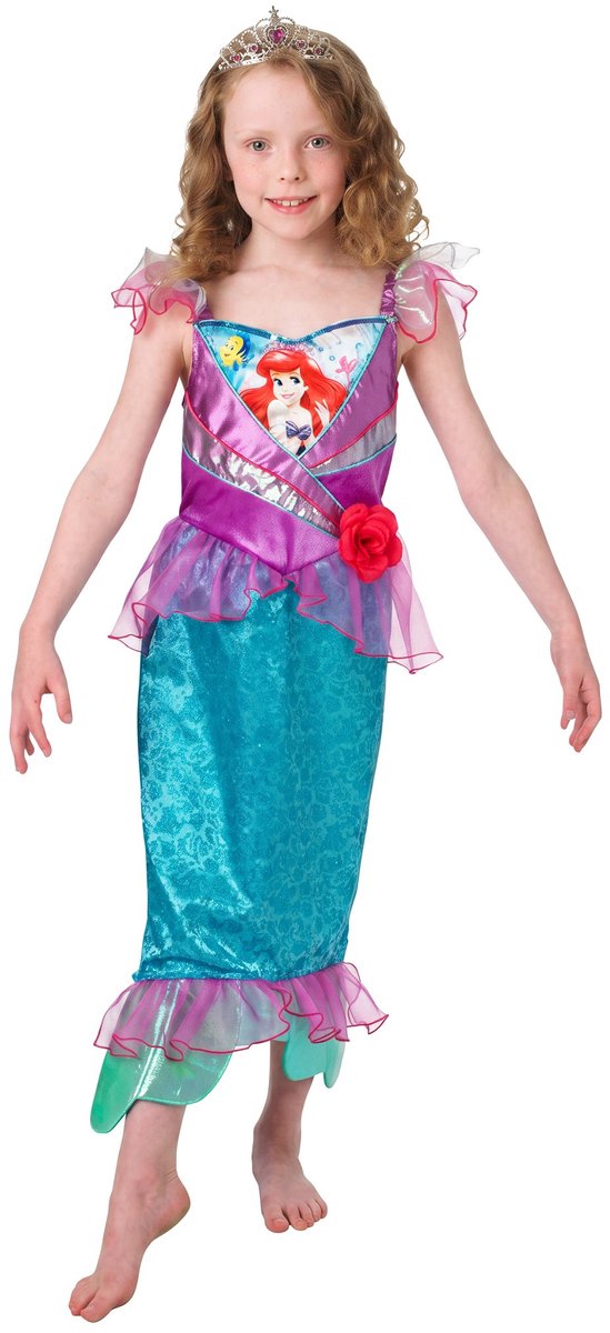 Disney Prinsessenjurk Arielle Shimmer - Kostuum Kind - Maat 98/104