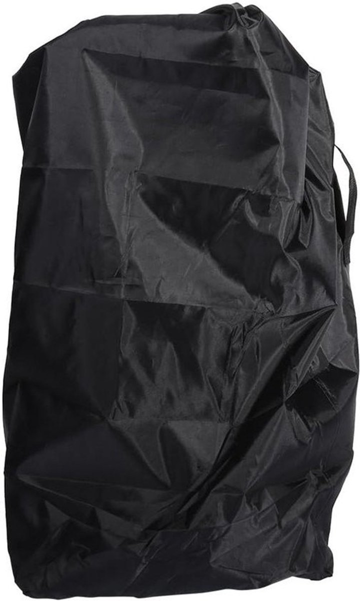 Stoffen Kinderwagen Opbergtas met Draagtas - Opvouwbaar en Verstelbaar - Voor Kinderwagens - Zwart - 117 x 53 x 33 cm