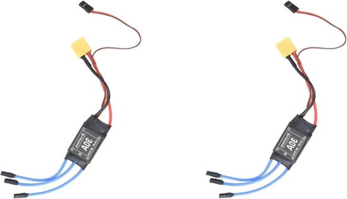 Borstelloze elektronische snelheidsregelaar - RC drone - XT60 - 30A - Geschikt voor afstandsbediening drone helikopter FPV.