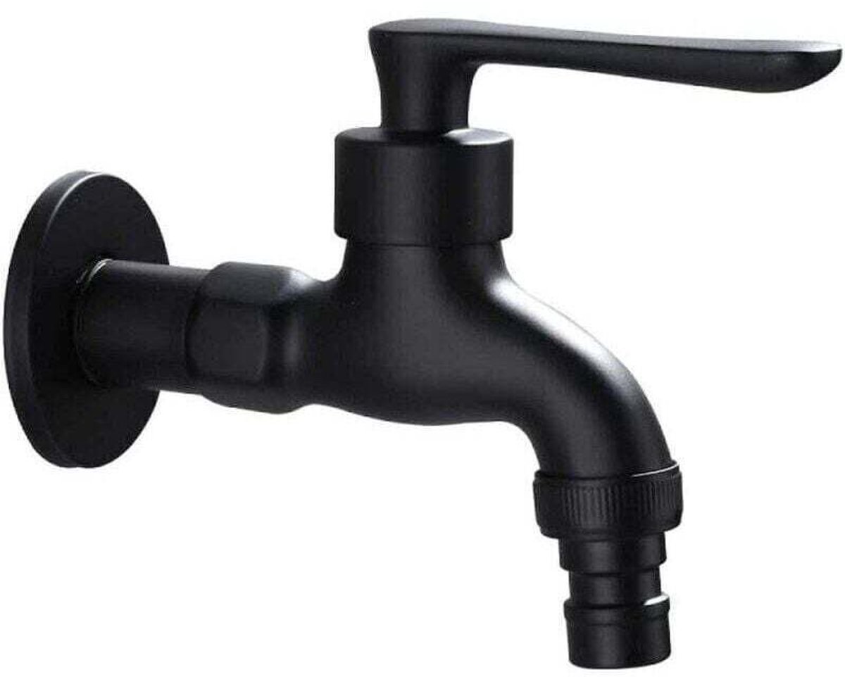 Retro tuinkraan geschikt voor buiten, koudwaterkraan geschikt voor een unieke bedieningsinterface (1/2-inch uitloop, 1/2-inch inlaat), geschikt voor tuinieren, wassen en andere toepassingen.
