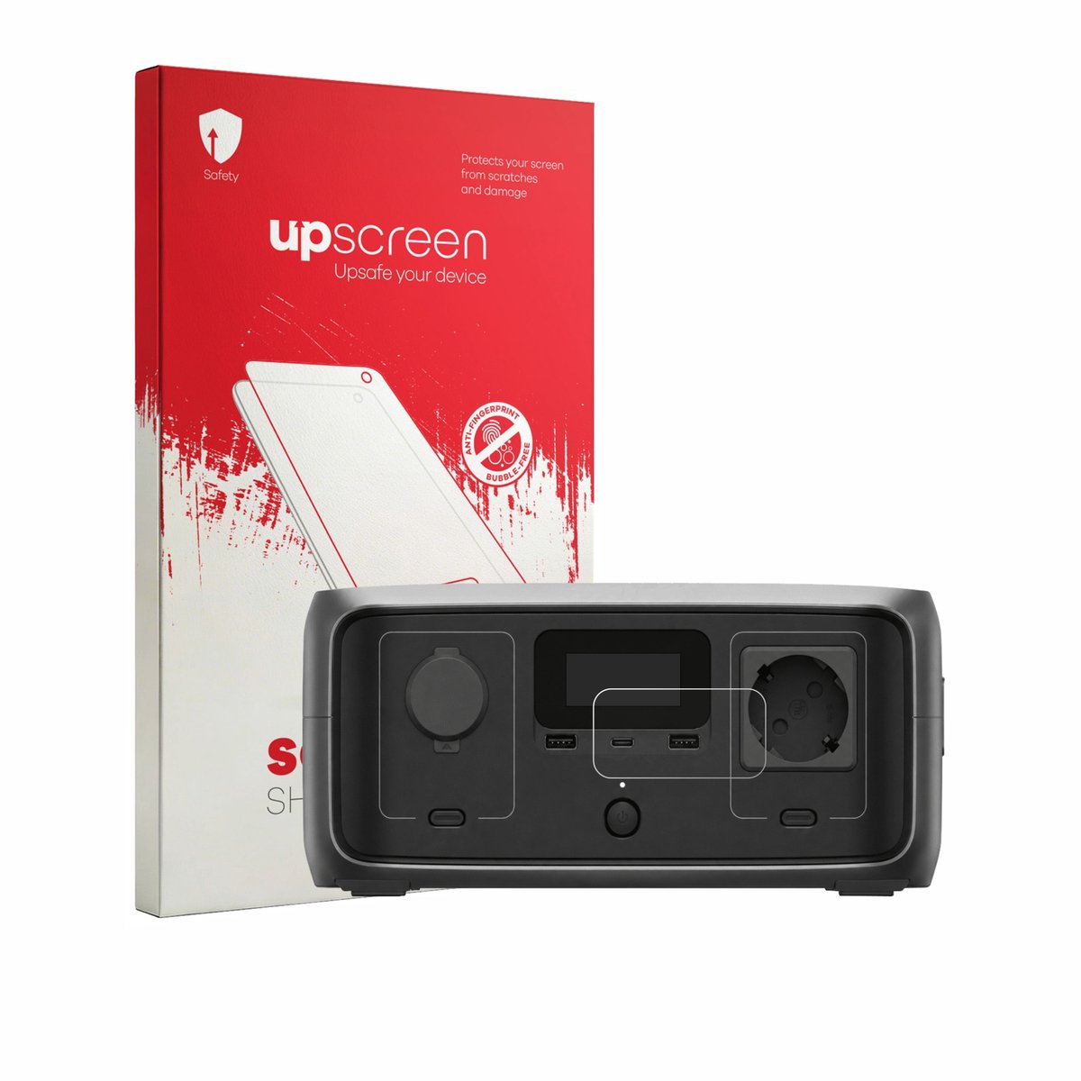 upscreen - Screenprotector voor EcoFlow River 3 - Folie Beschermfolie transparant