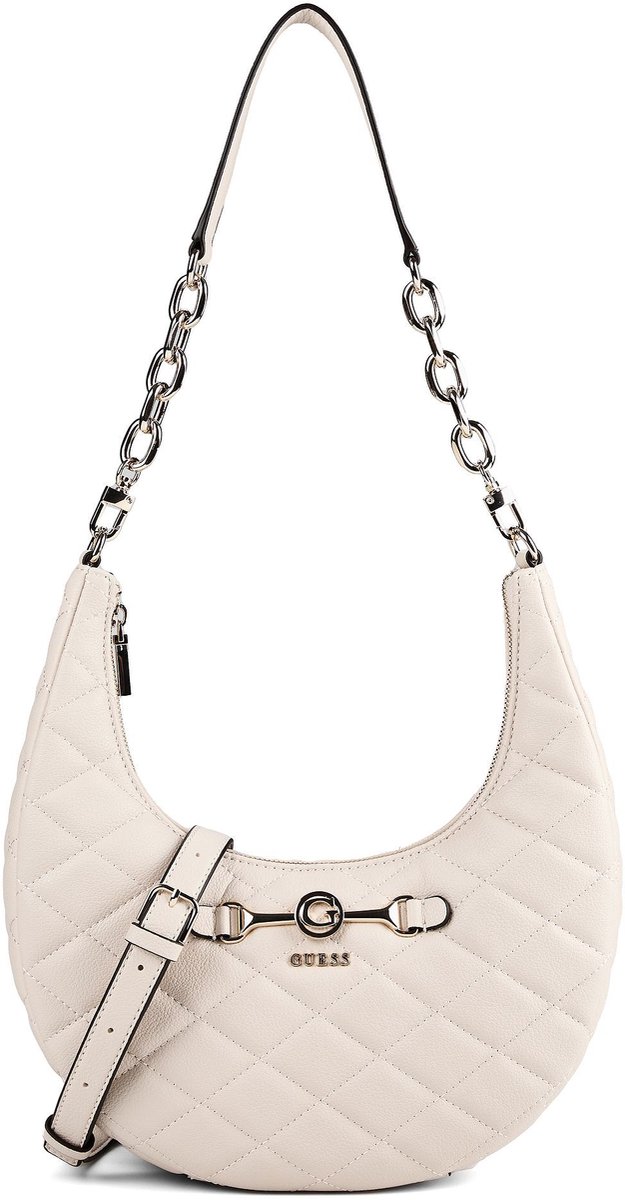 GUESS schoudertas Frances Hobo Bone beige