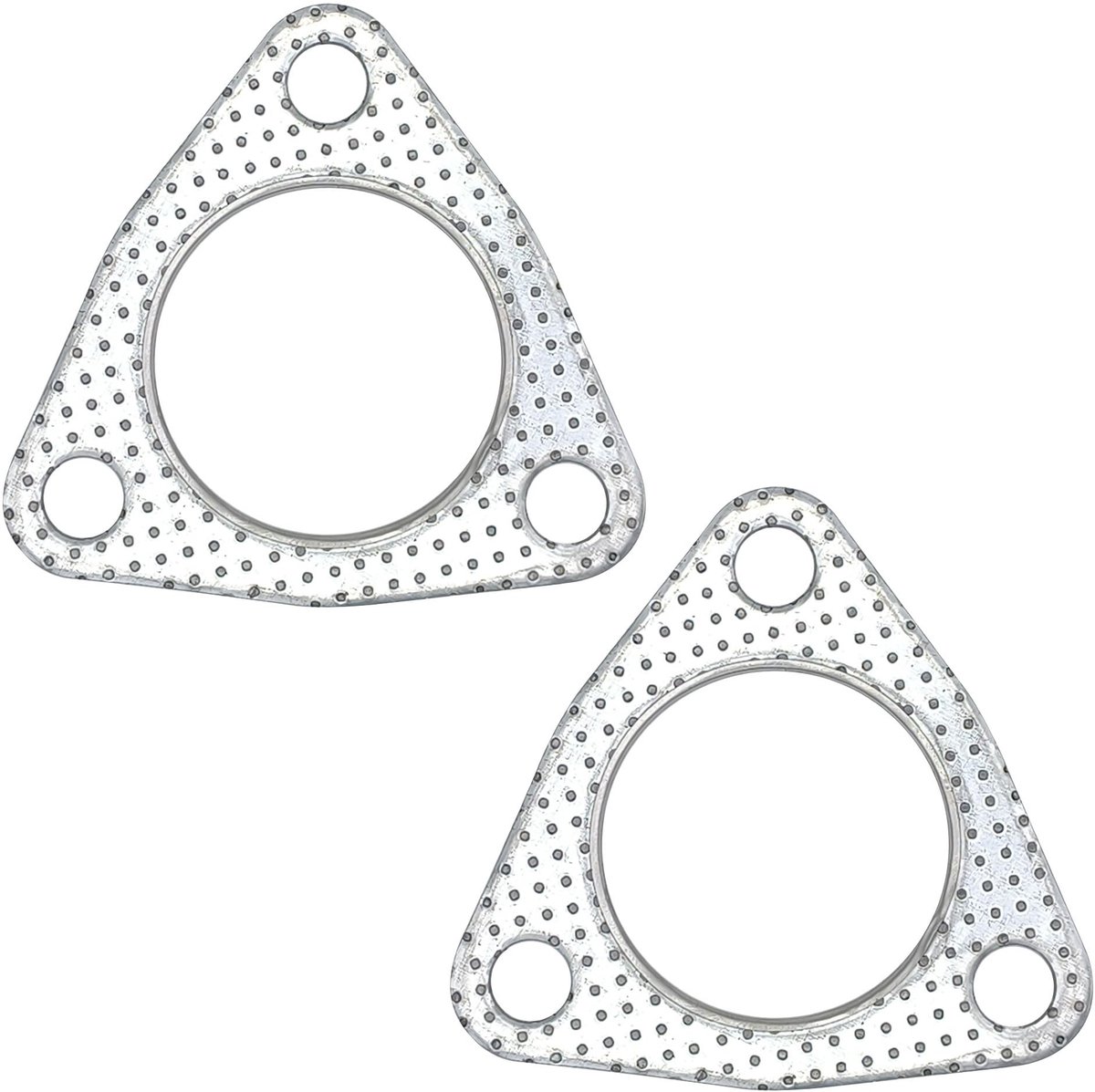 Solidchoice - Set van 2 Uitlaatdichtingen met 3 Schroeven