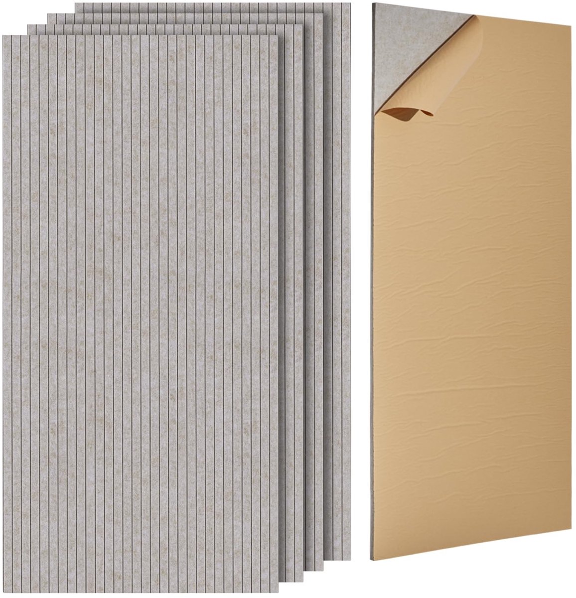 Solidchoice - Geluidsisolerende Schuim Panelen 120 x 60 cm voor Studio en Kantoor