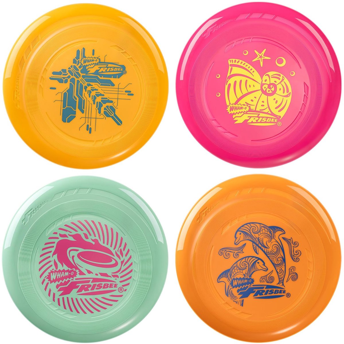 Solidchoice - Set van 6 Frisbees voor Buitenactiviteiten