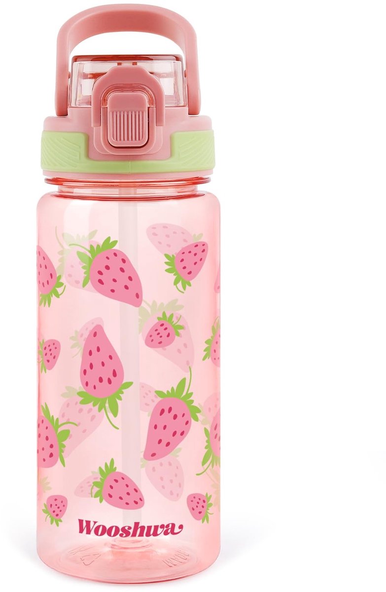 Solidchoice - Plastic Waterfles voor Kinderen met Siliconen Tuit