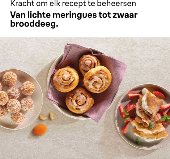 Braun MultiMix3 HM3235WH - Handmixer - Ergonomische handgreep - Incl mixervoet en hakmolen -550W van Braun — afbeelding 3