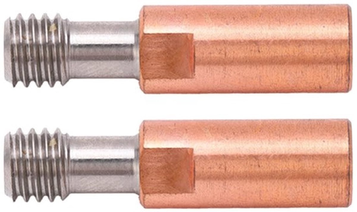Keel Nozzle Vervanging - 2 Stuks - Ti-legering/Koper - Hittebestendig tot 500℃ - M6-draad - Geschikt voor Ender 3/3 V2/3 Pro - 3D-printer Nozzle