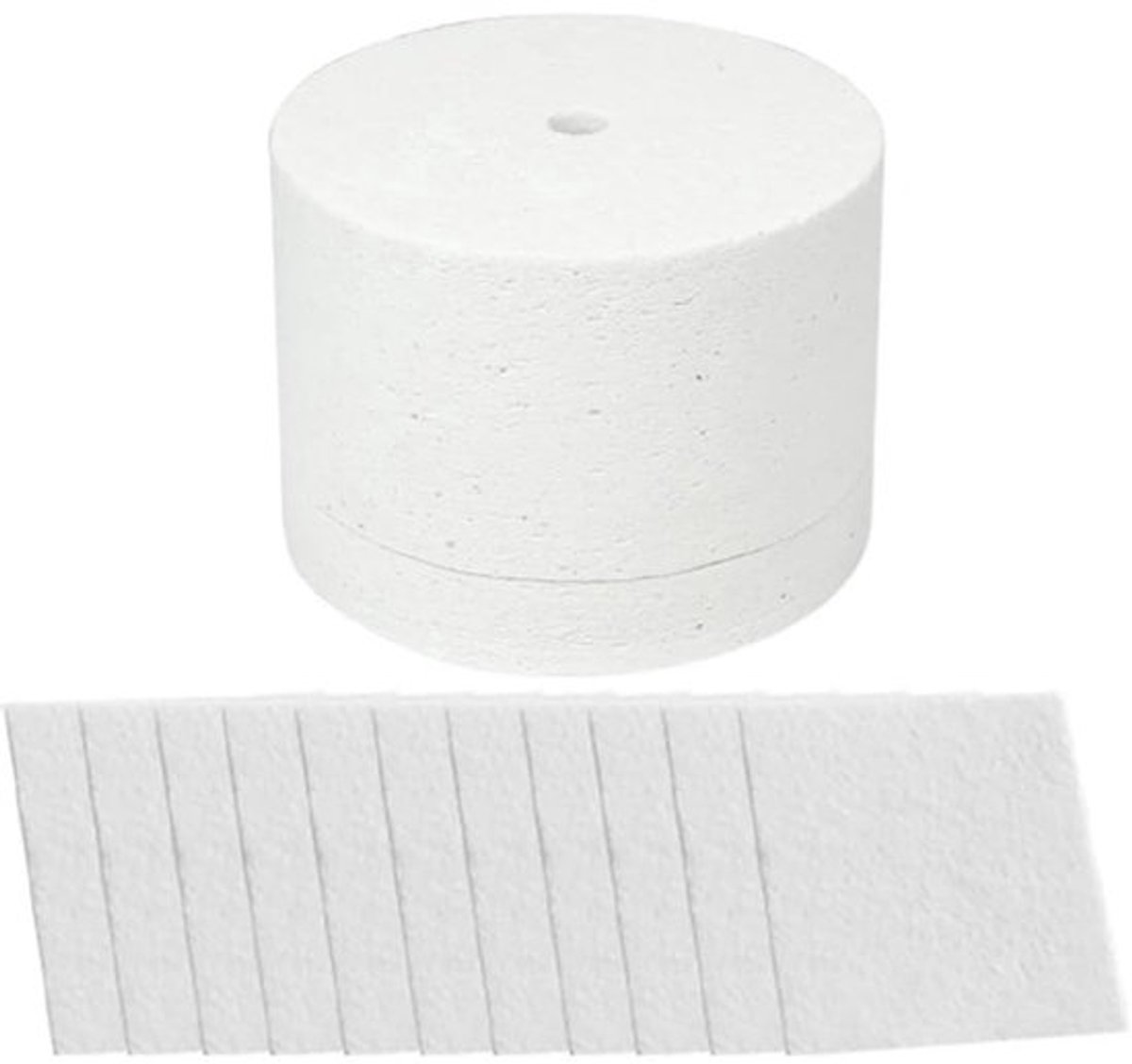 Glasfusie Professionele Magnetronoven - Keramische Vezel - Afmetingen 12 x 8,3 cm - Inhoud 1 Oven - 10 Papier - Geschikt voor Hoge Temperatuur - Glasoven