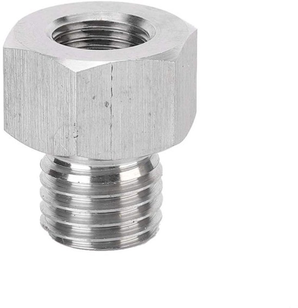Fitting Adapter - 1/8" Vrouwelijk naar Metrisch M12X1.5 Mannelijk - Roestvrij staal - Precisie adapter - Hoogwaardige verbinding - Ge...