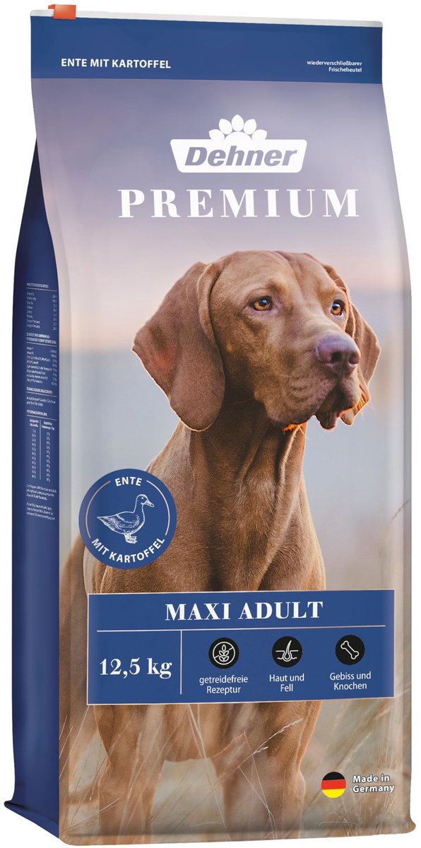 Solidchoice - Graanvrije Hondenvoeding voor Grote Rassen, Eend/Lam/Aardappel 12.5kg
