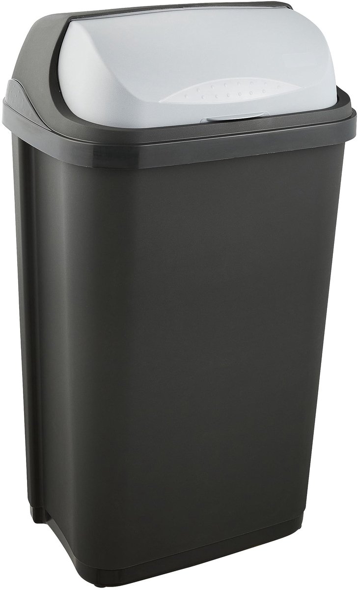 Solidchoice - Afvalbak met Scharniertop, 50L Volume