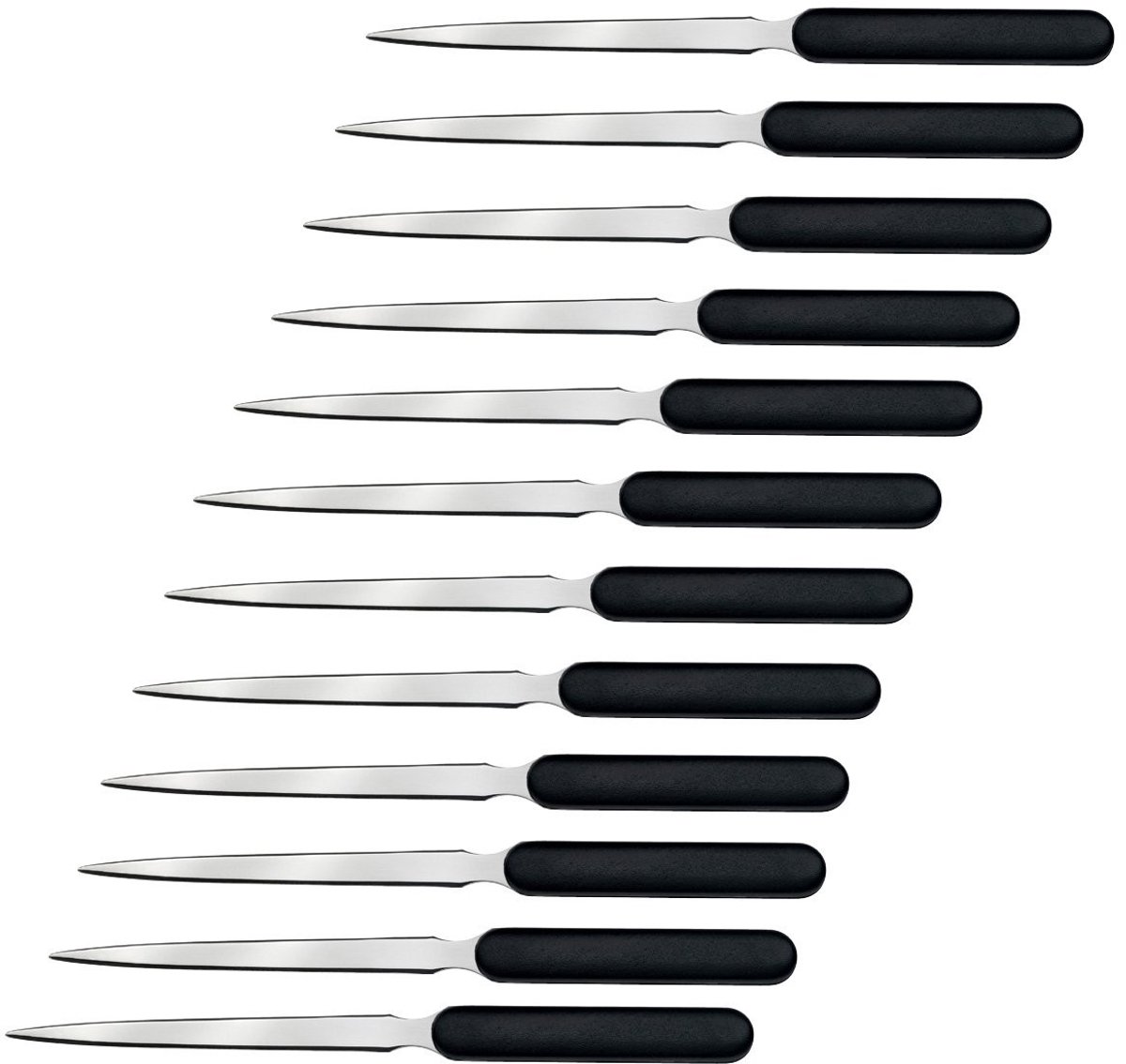 Solidchoice - Set van 12 Flexibele Briefopeners met Kunststof Handvat